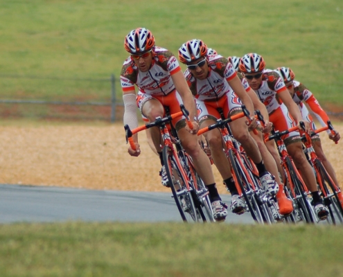 cyclists, race, bicycles