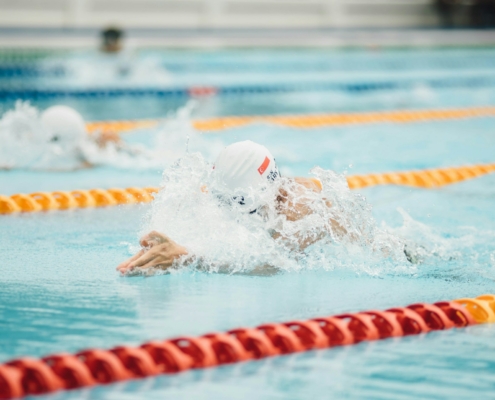 photo of person swimming